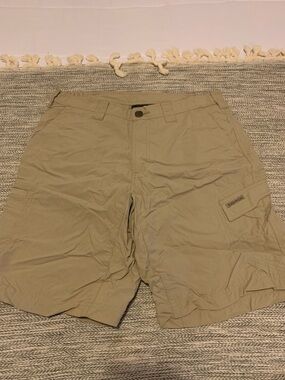 Exofficio Tan Cargo Shorts with Side Pockets